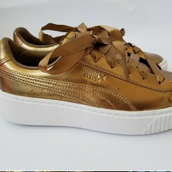 puma basket platform luxe